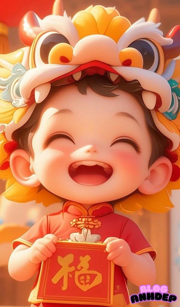 tết chibi avatar cute