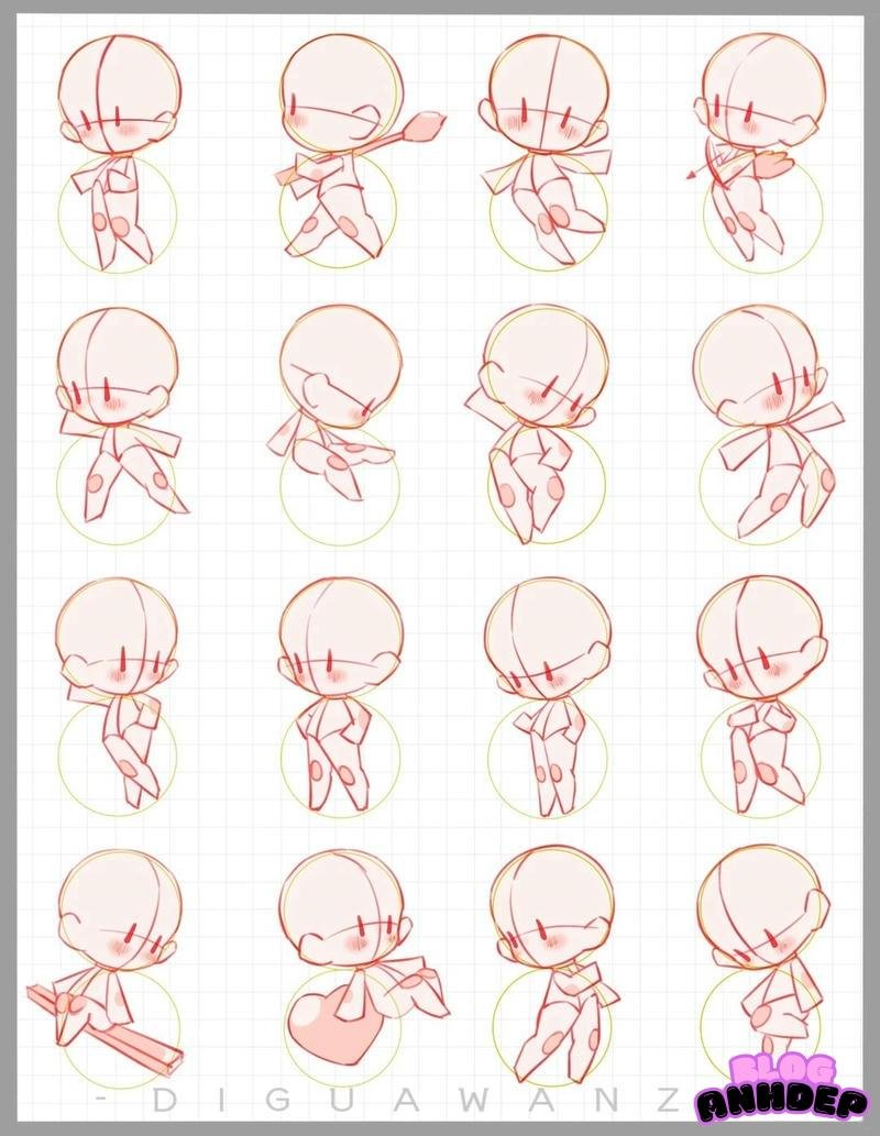 tìm chibi poses