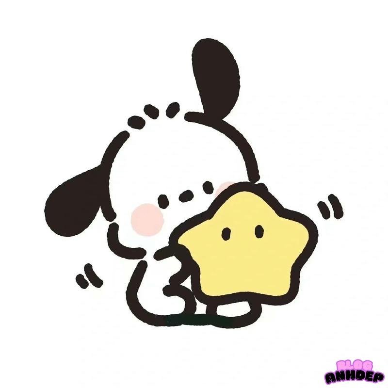 vẽ chó chibi cute